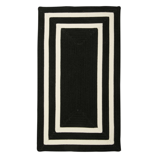 Beachcrest Home Cisbrough Black/White Indoor/Outdoor Rug & Reviews